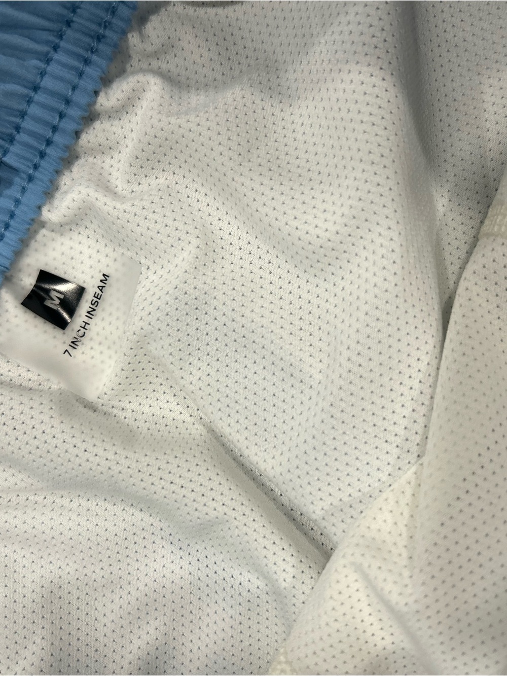 Bonobos Mens Swim Short 7 Inch Inseam Light Blue Diamond 1909795 M - Picture 4 of 4